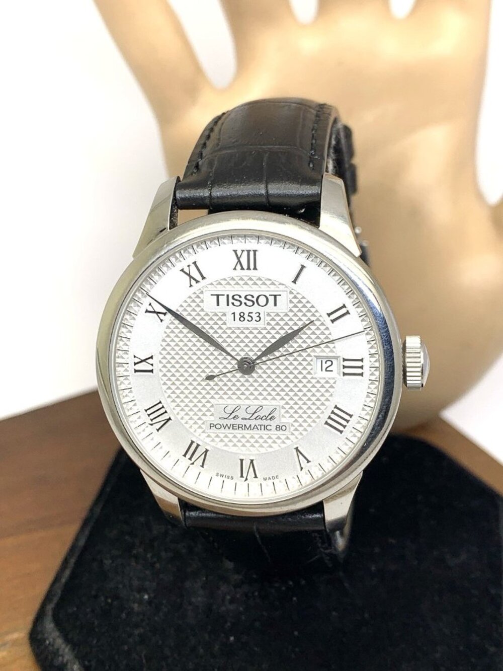 Tissot Men's Watch Powermatic 80 Swiss Automatic 39mm Silver Dial T0064071603300